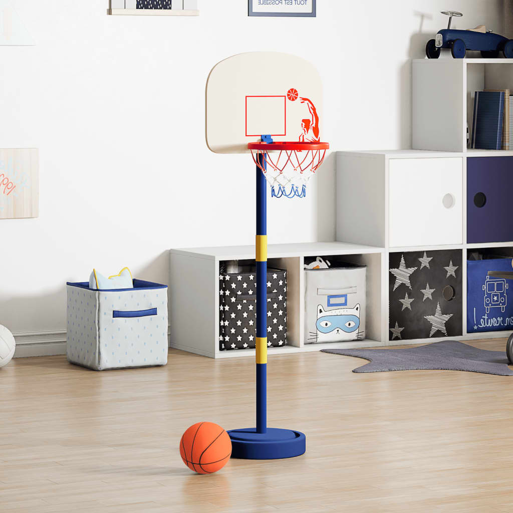 Vidaxl Basketball Standard con palla e pompa altezza regolabile 90 121 cm