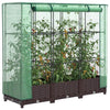 Plantador Vidaxl criado con kashoes 120x40x123 cm rattanlook