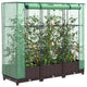 Plantador Vidaxl criado con kashoes 120x40x123 cm rattanlook