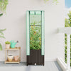 Plantador Vidaxl criado con kashoes 40x40x139 cm rattanlook