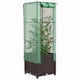 Plantador Vidaxl criado con kashoes 40x40x139 cm rattanlook