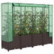 Vidaxl plantenbak verhoogd met kashoes 160x40x138 cm rattanlook