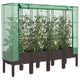 Vidaxl fioriera allevata con kashoes 160x40x140 cm rattanlook