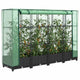 Vidaxl fioriera allevata con kashoes 160x40x123 cm rattanlook