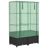 Plantador Vidaxl criado con kashoes 80x40x138 cm rattanlook