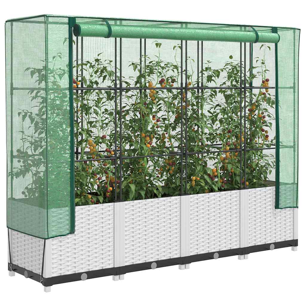 Plantador Vidaxl criado con Kashoes 160x40x138 cm Rattanlook
