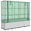 Plantador Vidaxl criado con kashoes 160x40x153 cm rattanlook
