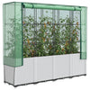 Plantador Vidaxl criado con kashoes 160x40x153 cm rattanlook