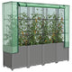 Plantador Vidaxl criado con kashoes 160x40x153 cm rattanlook