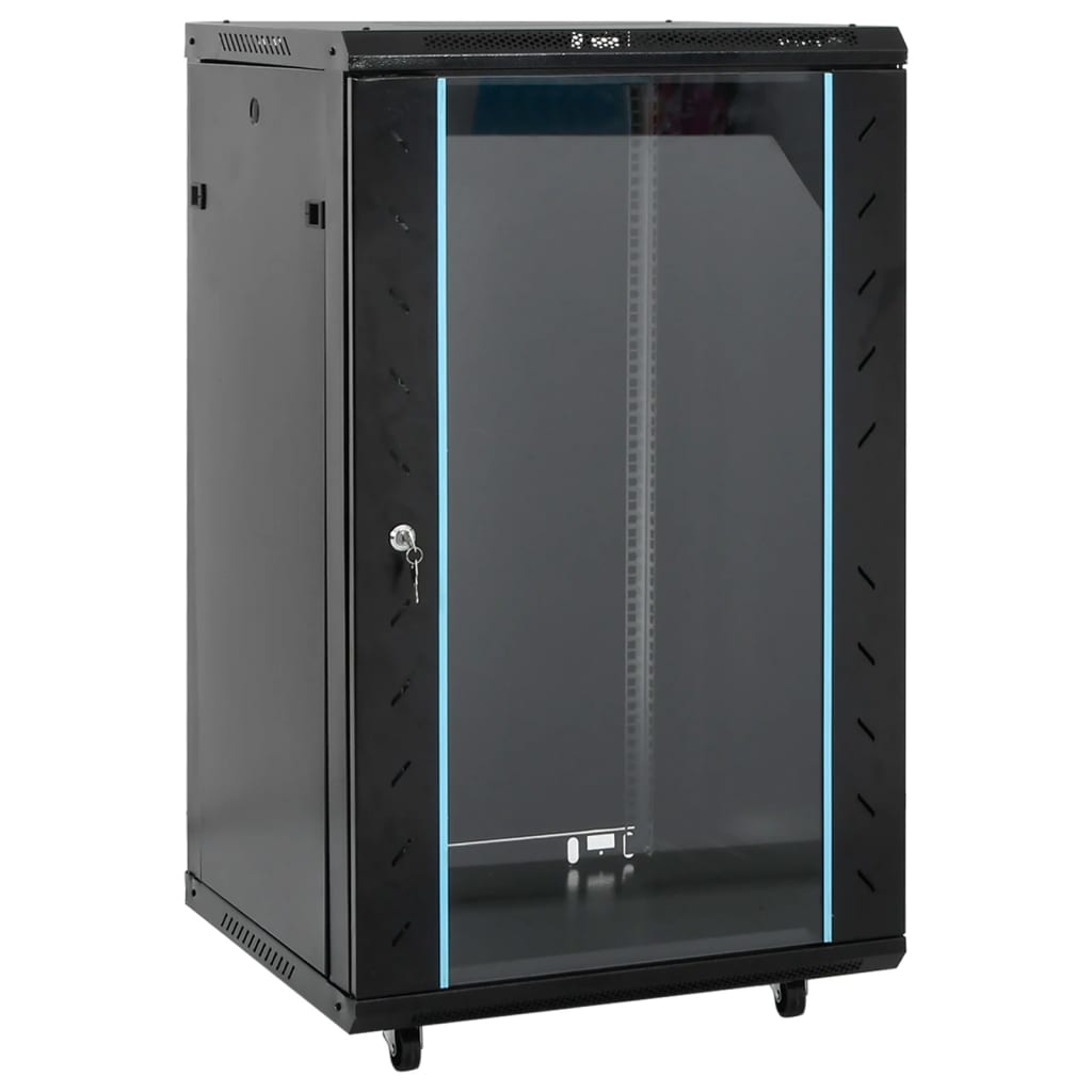 Vidaxl Network Cabinet 18H 19 19 IP20 60x60x100 cm nero
