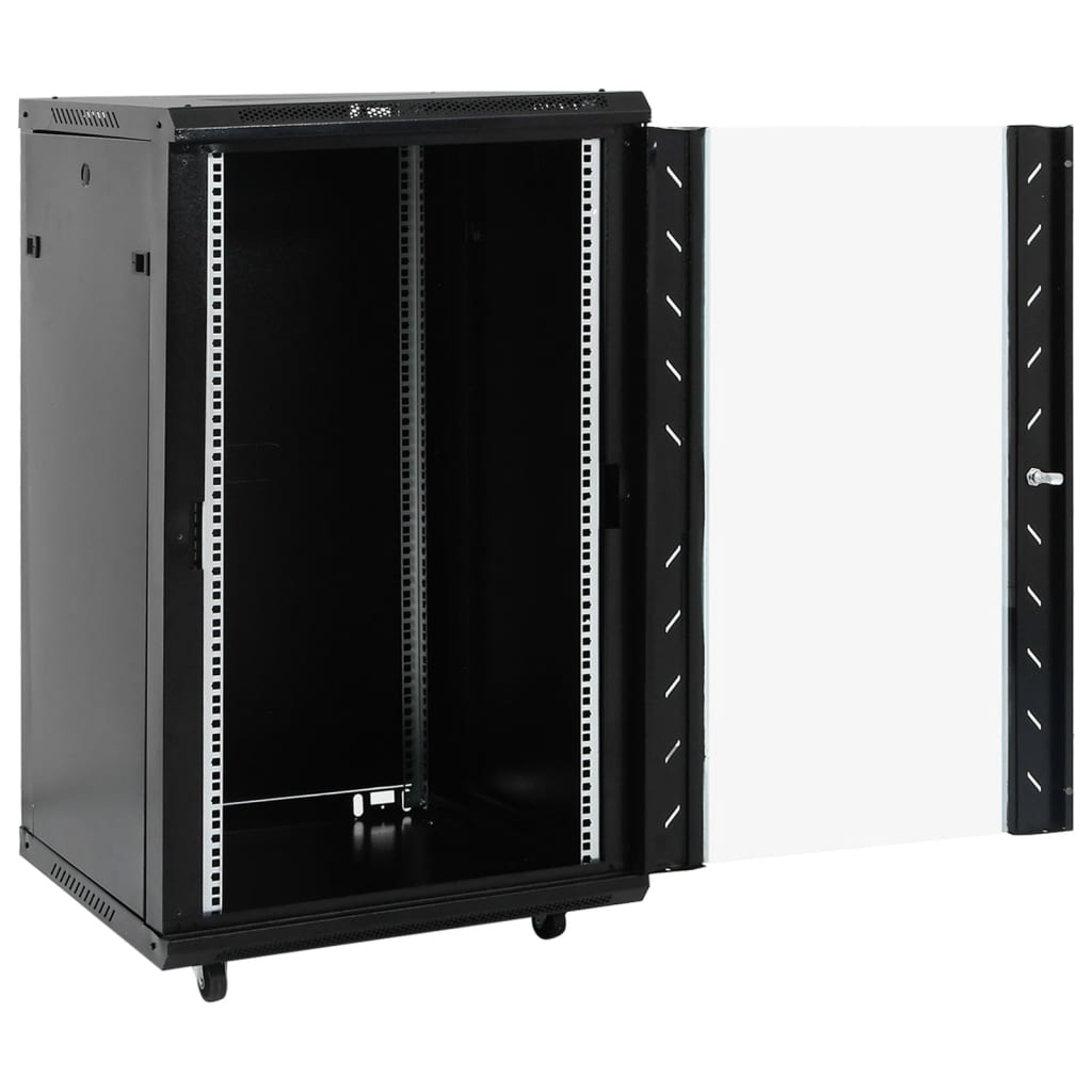 Vidaxl Network Cabinet 18H 19 19 IP20 60x60x100 cm nero