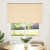 Vidaxx estor enrollable opaco 130x130 cm ancho de tela 126,6 cm beige