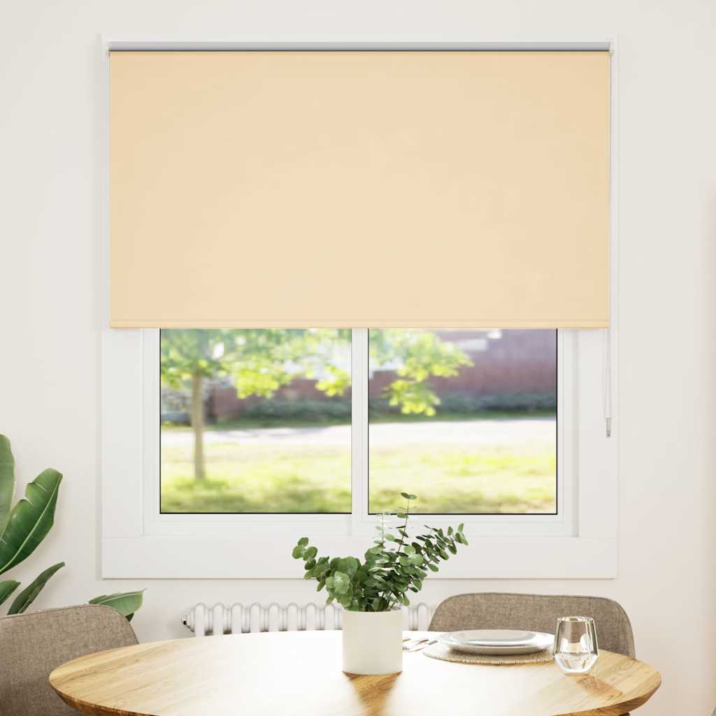 Tenda a rullo oscurante Vidaxx 140x130 cm larghezza tessuto 136,6 cm beige
