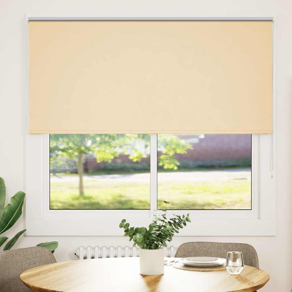 Tenda a rullo oscurante Vidaxx 145x150 cm larghezza tessuto 141,6 cm beige