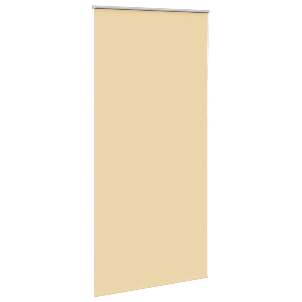 Vidaxx estor enrollable opaco 115x210 cm ancho de tela 110,7 cm beige