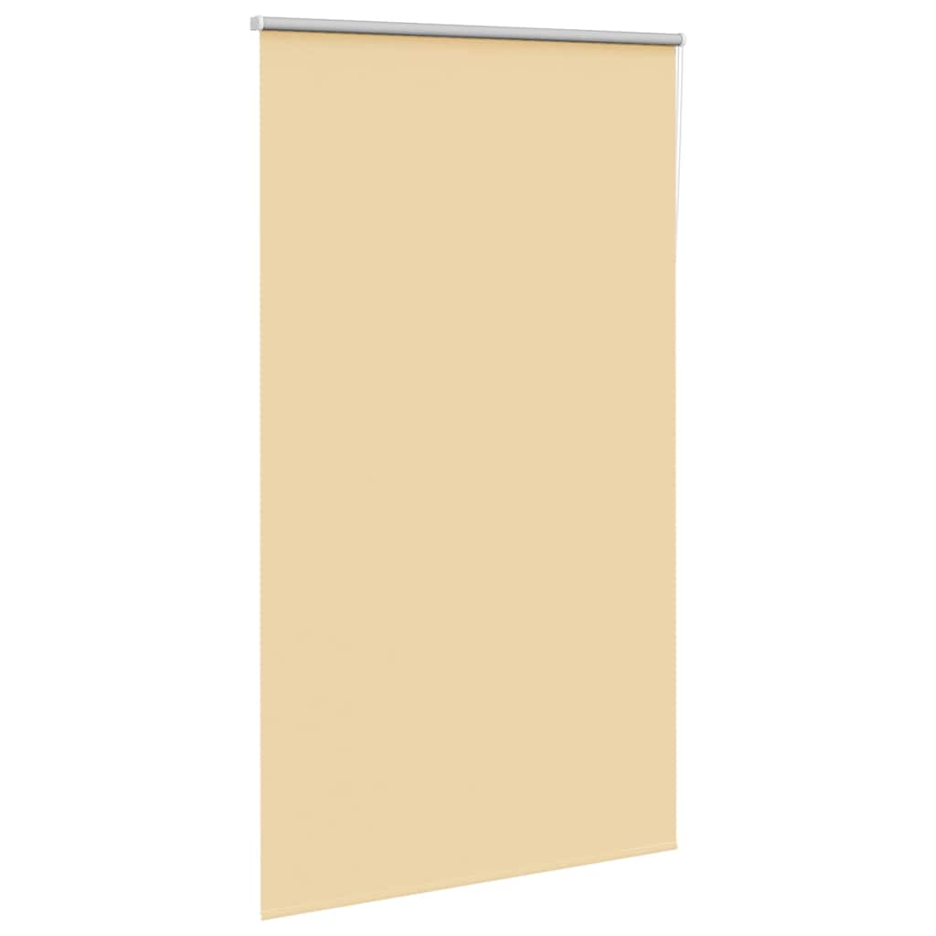 Vidaxx estor enrollable opaco 130x210 cm ancho de tela 126,6 cm beige