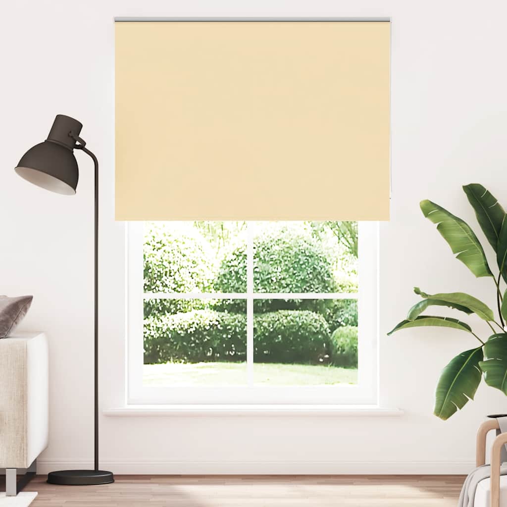 Vidaxx estor enrollable opaco 150x210 cm ancho de tela 146,6 cm beige