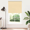 Vidaxx estor enrollable opaco 135x230 cm ancho de tela 131,6 cm beige