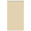 Vidaxx estor enrollable opaco 140x230 cm ancho de tela 136,6 cm beige