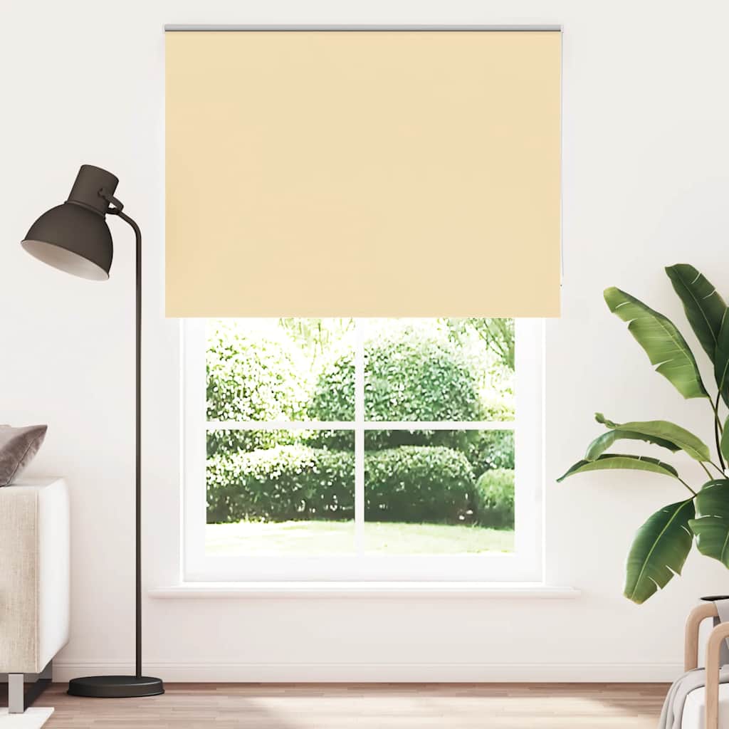 Vidaxx estor enrollable opaco 155x230 cm ancho de tela 151,6 cm beige