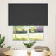 Vidaxx estor enrollable opaco 125x130 cm ancho de tela 121,6 cm negro