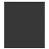 Vidaxx estor enrollable opaco 135x130 cm ancho de tela 131,6 cm negro