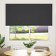 Vidaxx estor enrollable opaco 160x130 cm ancho de tela 156,6 cm negro