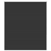 Vidaxx estor enrollable opaco 125x150 cm ancho de tela 121,6 cm negro
