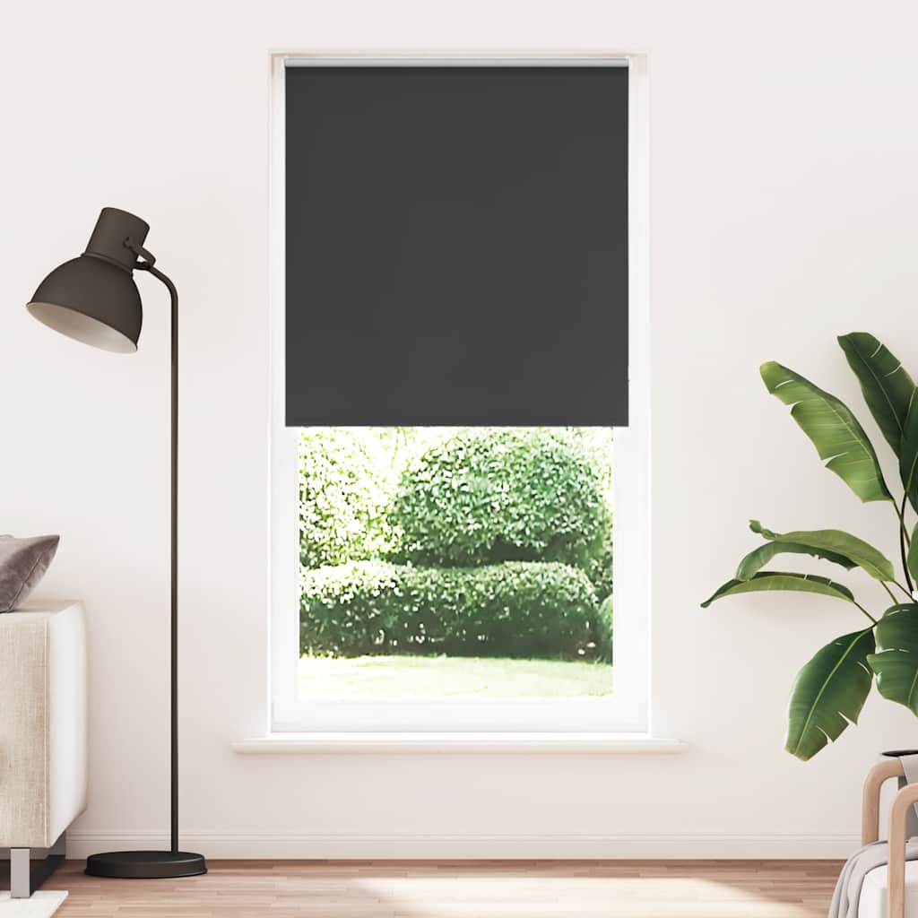 Tenda a rullo oscurante Vidaxx 105x210 cm larghezza tessuto 100,7 cm nero