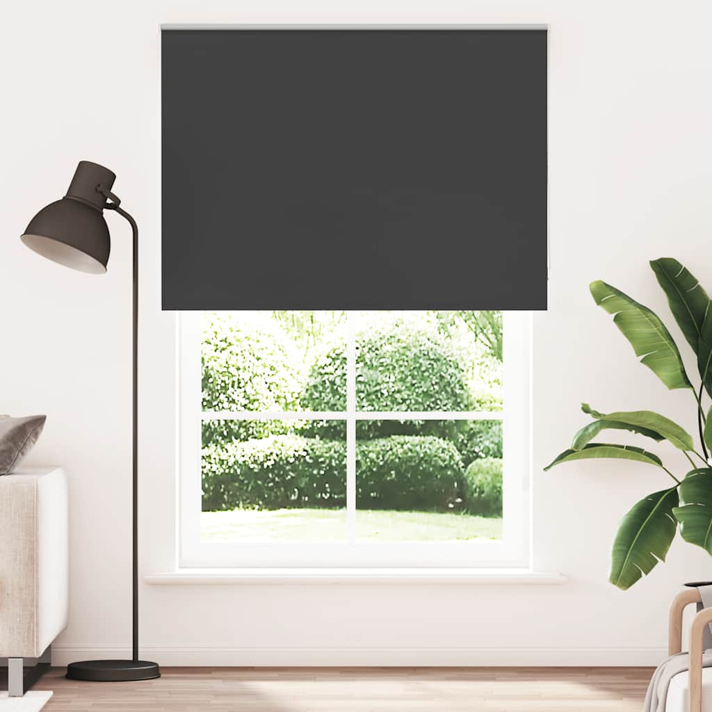 Vidaxx estor enrollable opaco 150x210 cm ancho de tela 146,6 cm negro