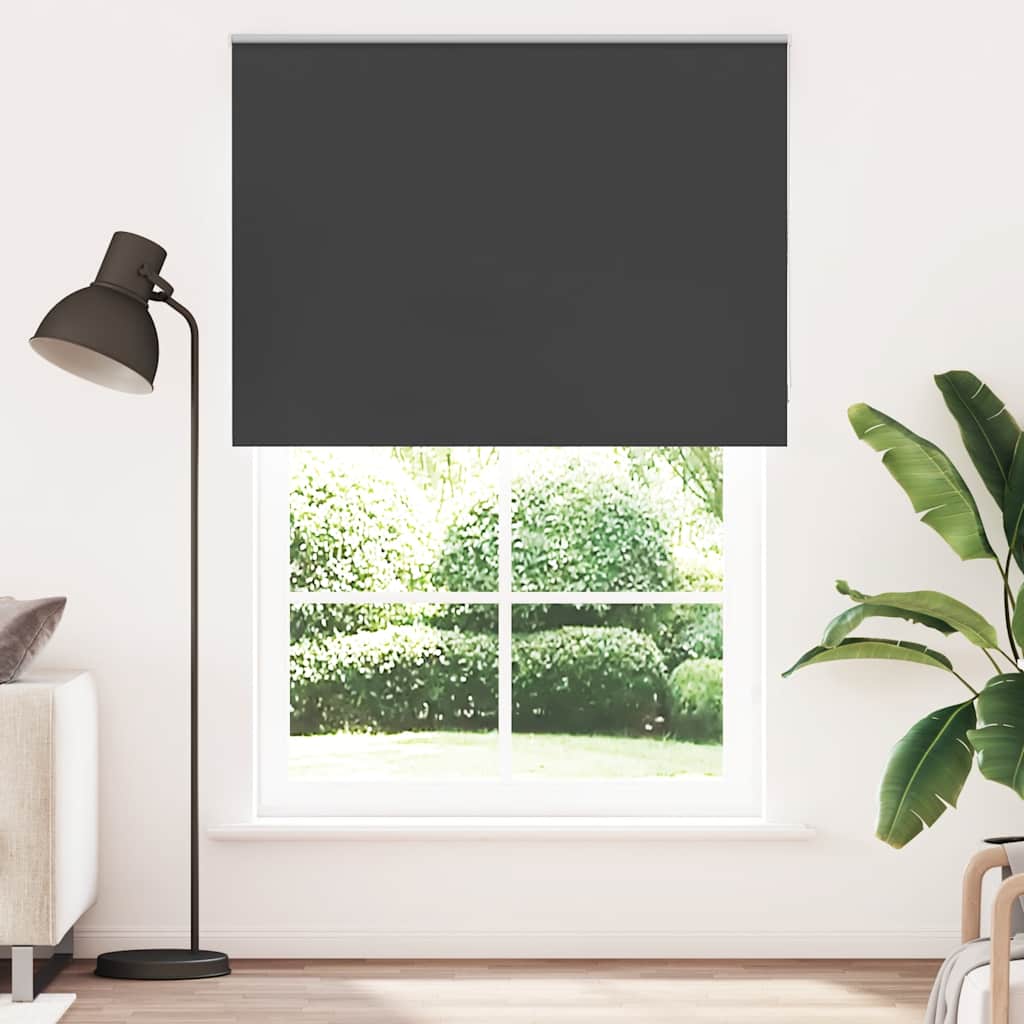 Tenda a rullo oscurante Vidaxx 165x210 cm larghezza tessuto 161,6 cm nero