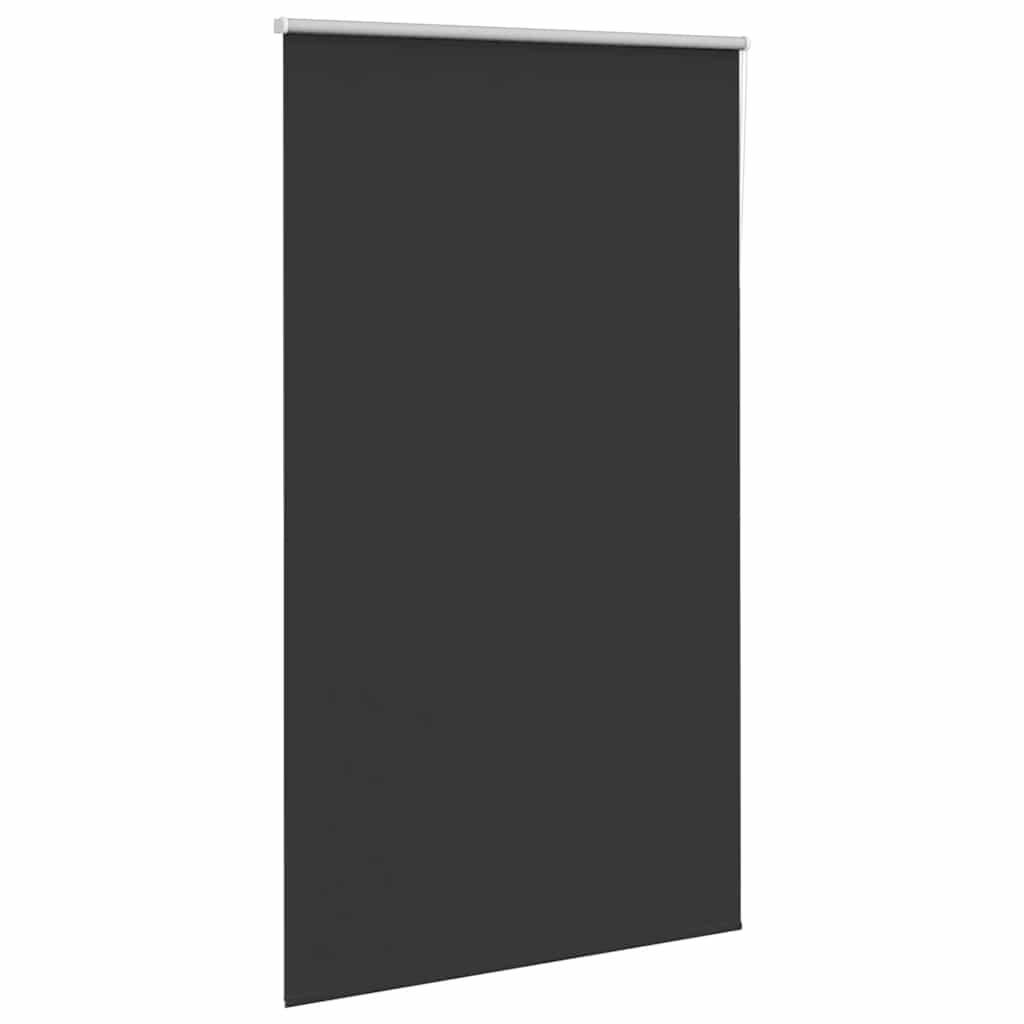Vidaxx estor enrollable opaco 135x230 cm ancho de tela 131,6 cm negro