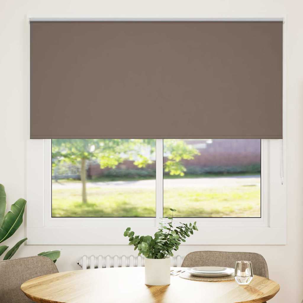 Tenda a rullo oscurante Vidaxx caffè 150x130 cm larghezza tessuto 146,6 cm
