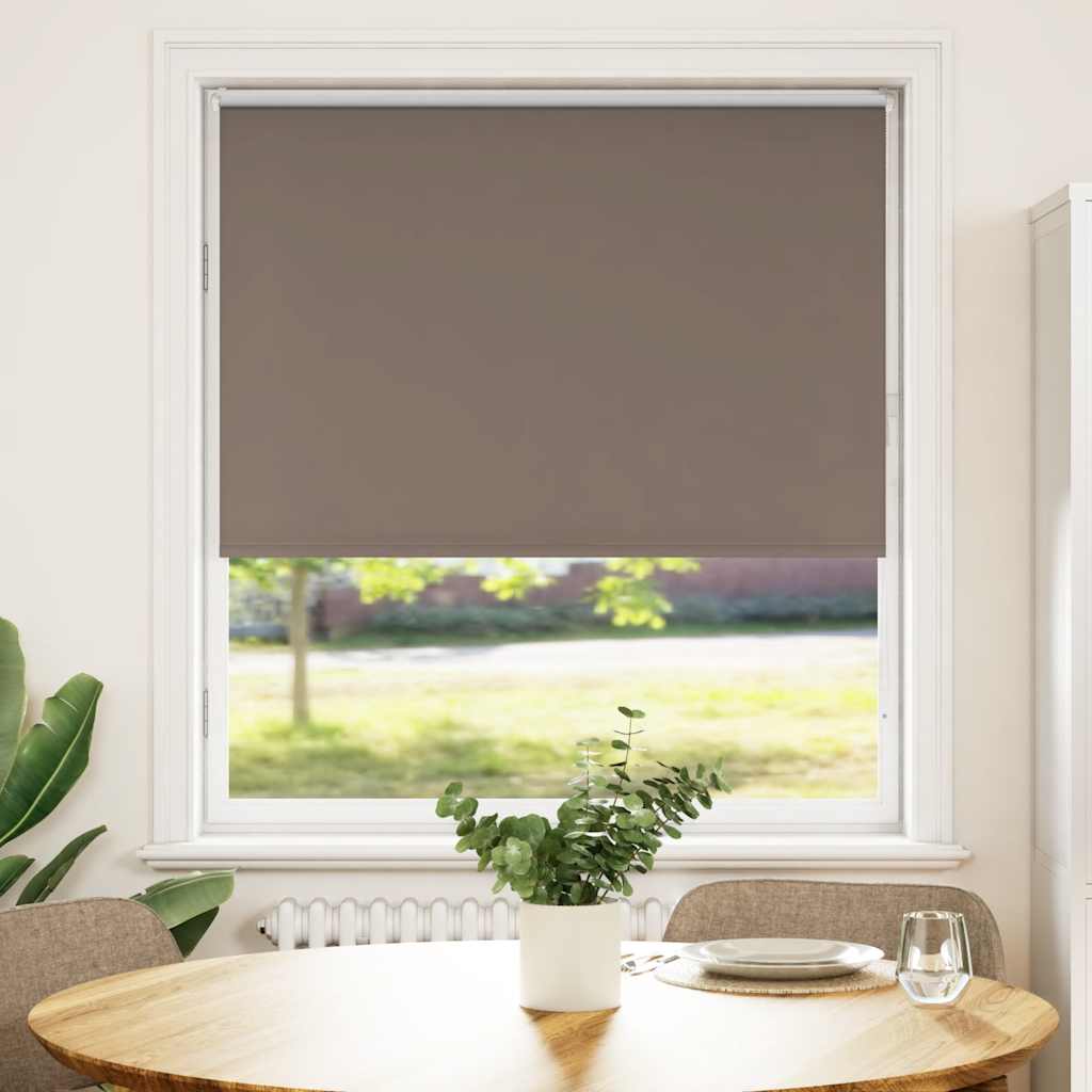 Tenda a rullo oscurante Vidaxx caffè 100x150 cm larghezza tessuto 95,7 cm