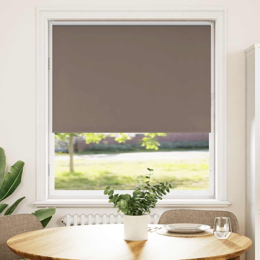 Tenda a rullo oscurante Vidaxx caffè 115x150 cm larghezza tessuto 110,7 cm