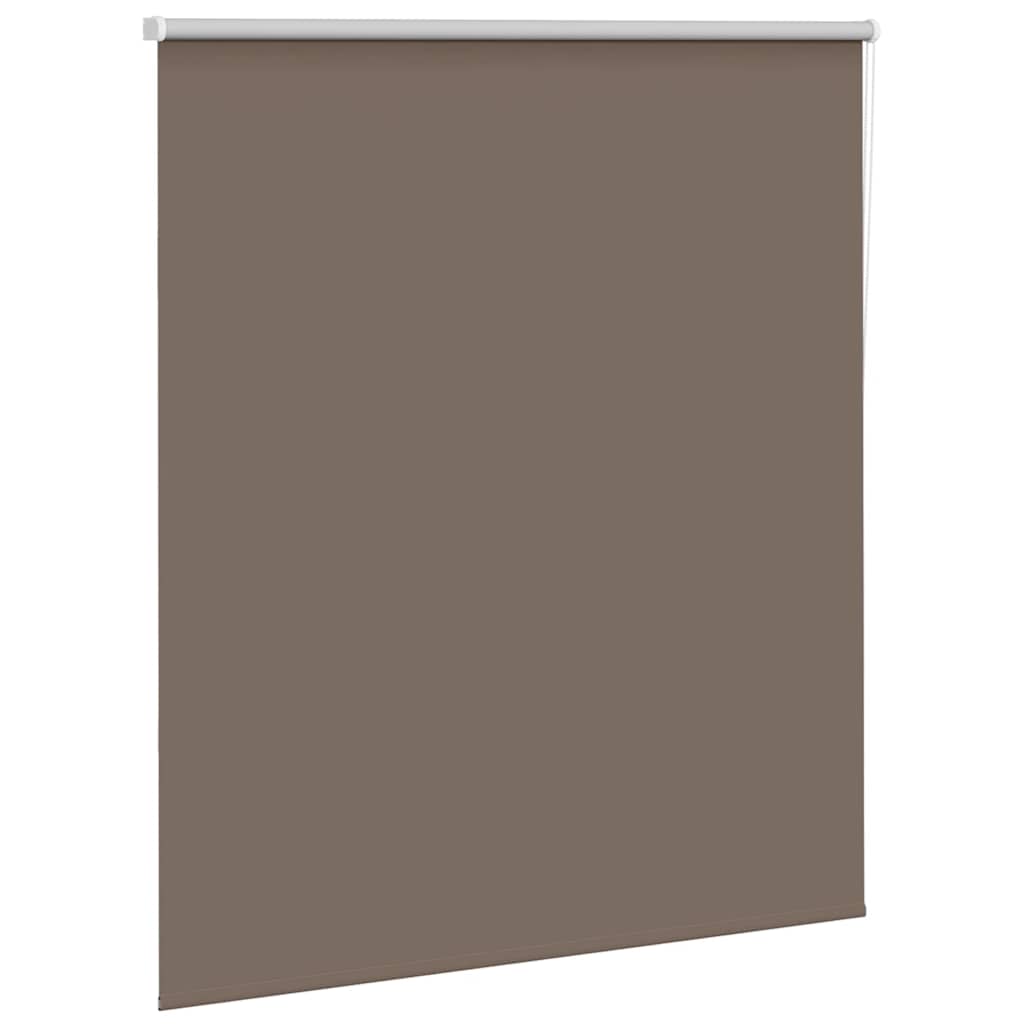 Vidaxx estor enrollable opaco café 140x150 cm ancho de tela 136,6 cm