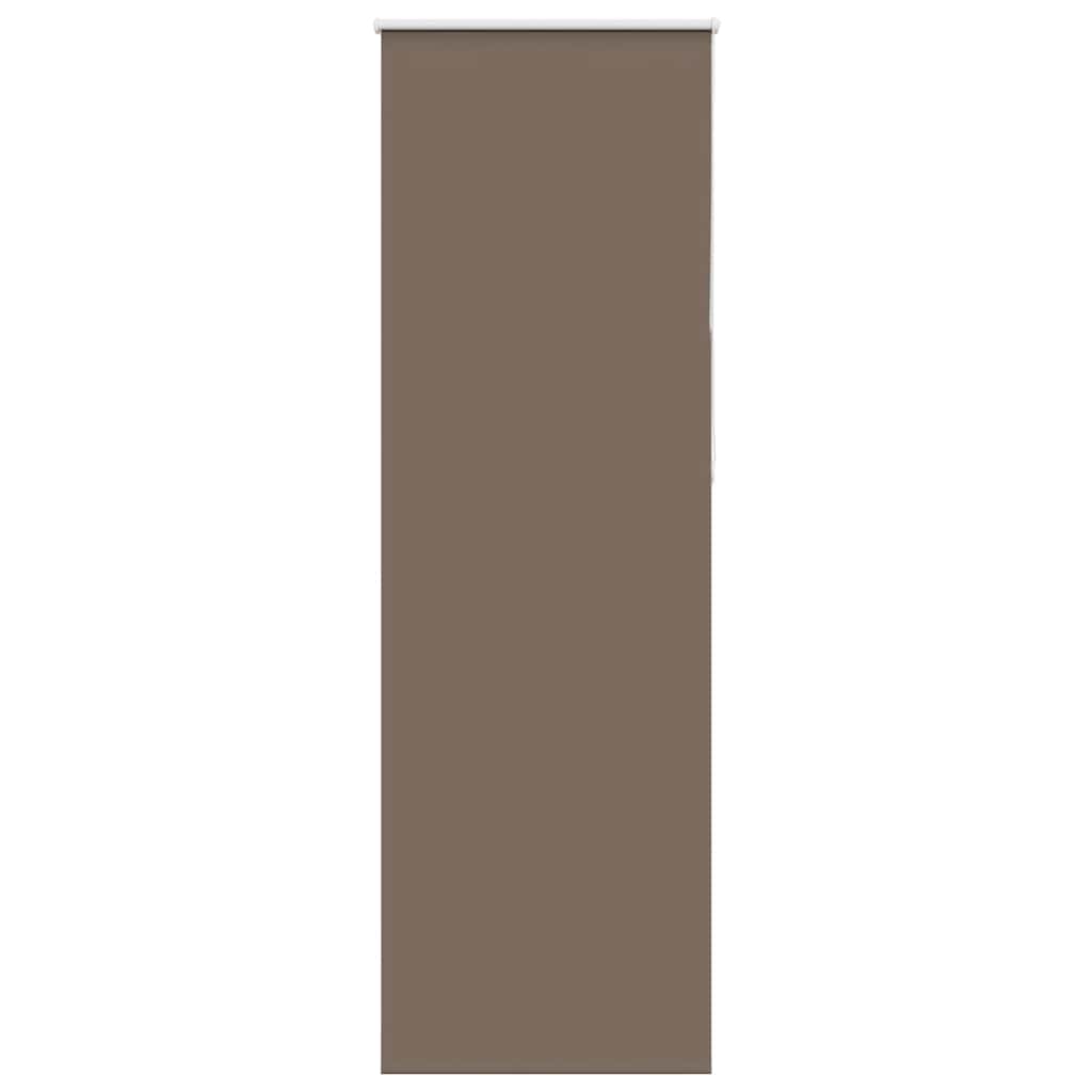 Vidaxx estor enrollable opaco café 65x210 cm, ancho de tela 60,7 cm