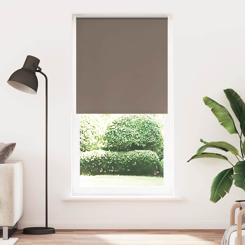 Tenda a rullo oscurante Vidaxx caffè 110x210 cm larghezza tessuto 105,7 cm