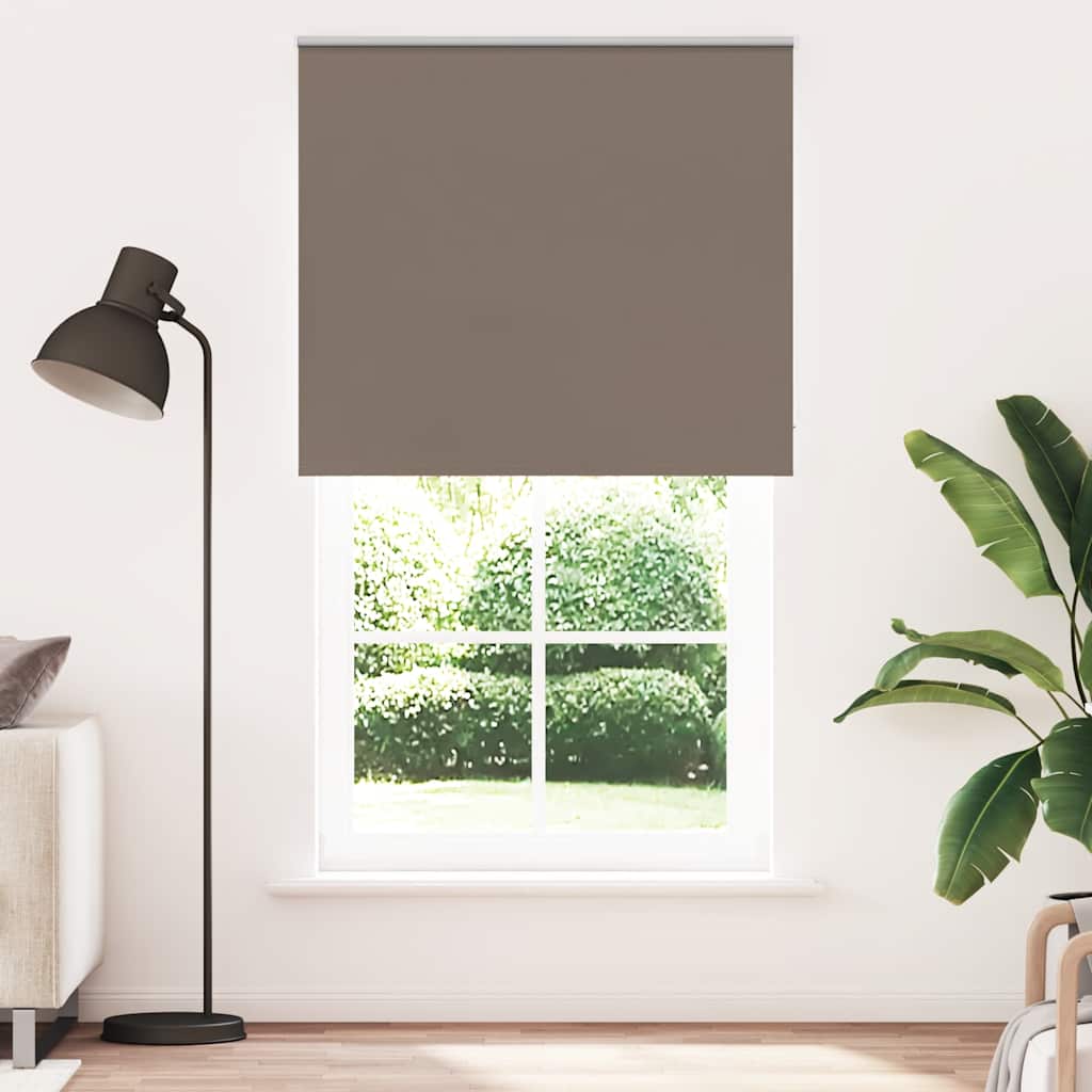 Vidaxx estor enrollable opaco café 120x210 cm ancho de tela 116,6 cm