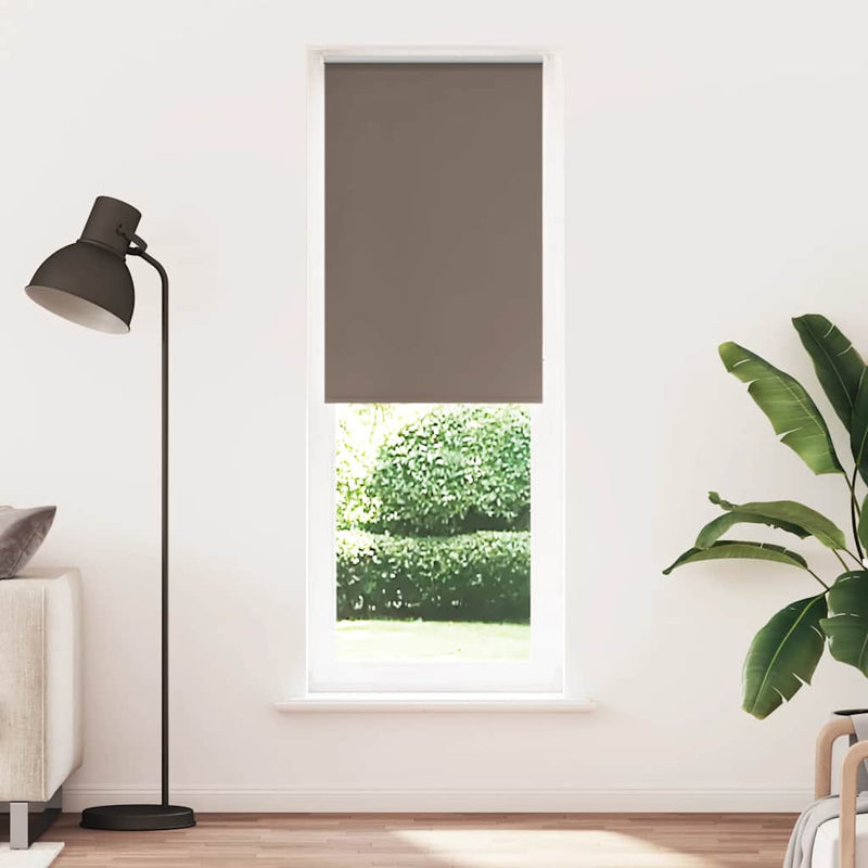 Vidaxx estor enrollable opaco café 75x230 cm, ancho de tela 70,7 cm