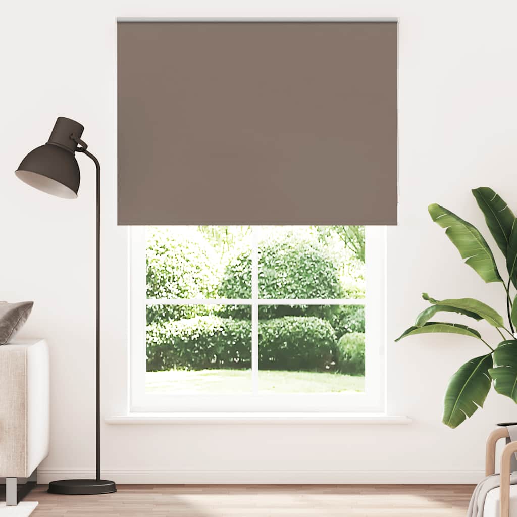 Vidaxx estor enrollable opaco café 150x230 cm ancho de tela 146,6 cm