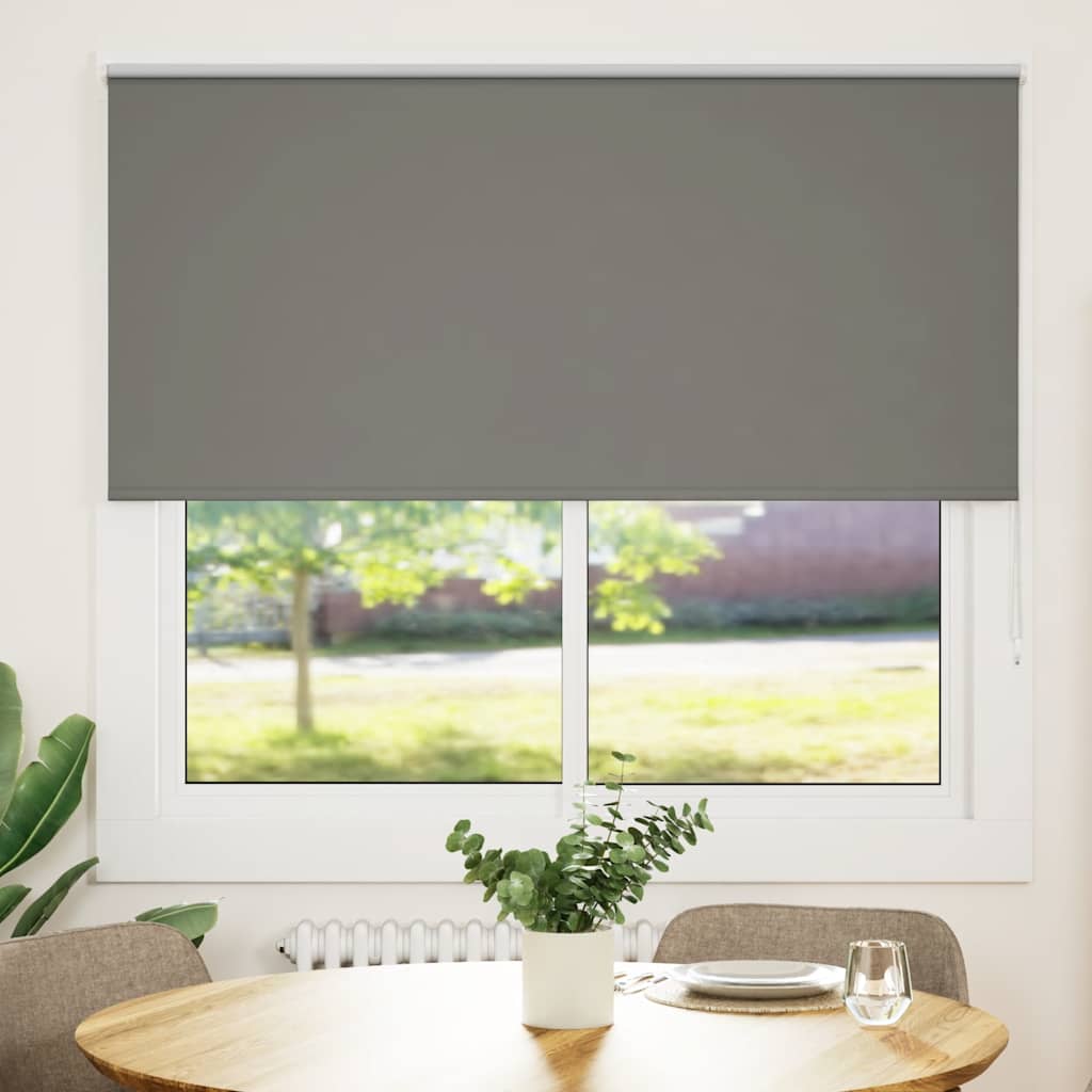Vidaxx estor enrollable opaco 150x175 cm ancho de tela 146,6 cm gris