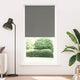 Vidaxx estor enrollable opaco 110x230 cm ancho de tela 105,7 cm gris