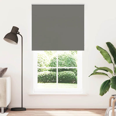 Tenda a rullo oscurante Vidaxx 130x230 cm larghezza tessuto 126,6 cm grigio