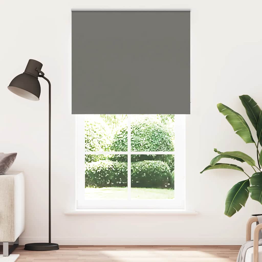 Tenda a rullo oscurante Vidaxx 135x230 cm larghezza tessuto 131,6 cm grigio
