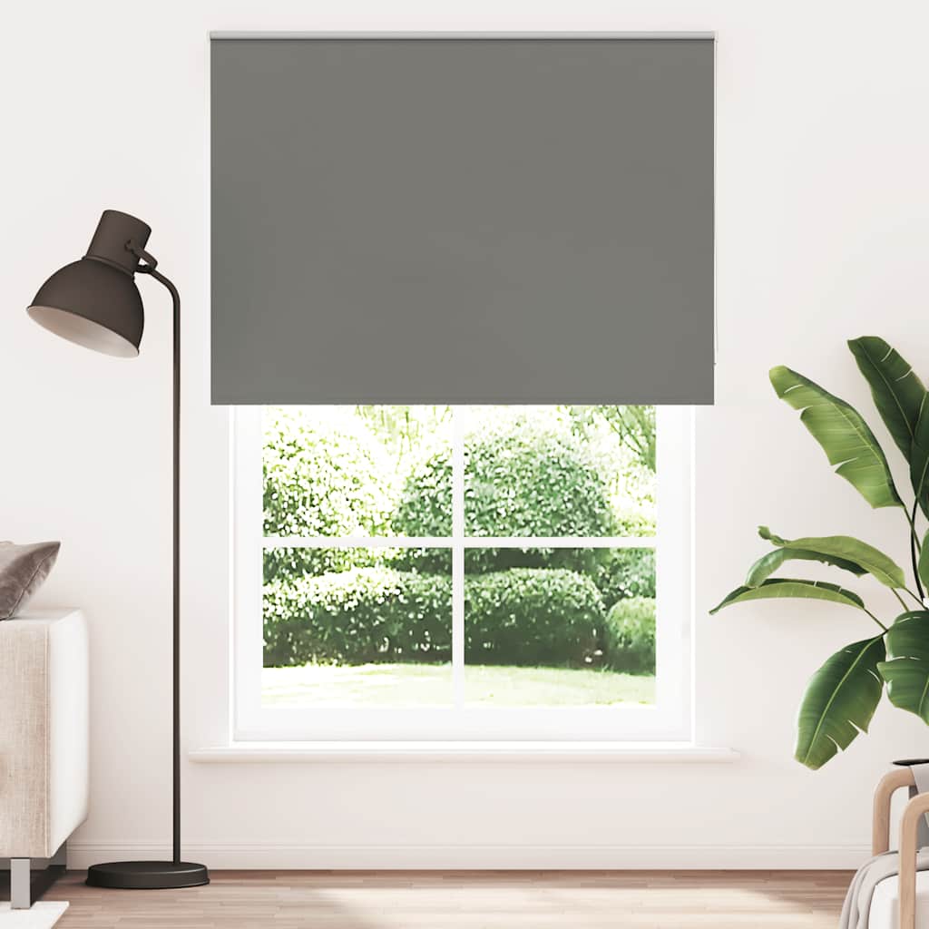 Vidaxx estor enrollable opaco 165x230 cm ancho de tela 161,6 cm gris