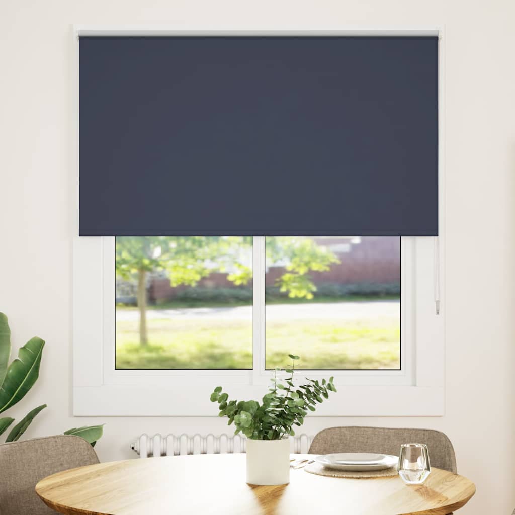 Tenda a rullo oscurante Vidaxx 140x130 cm larghezza tessuto 136,6 cm blu
