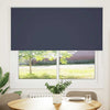 Vidaxx estor enrollable opaco 155x150 cm ancho de tela 151,6 cm azul