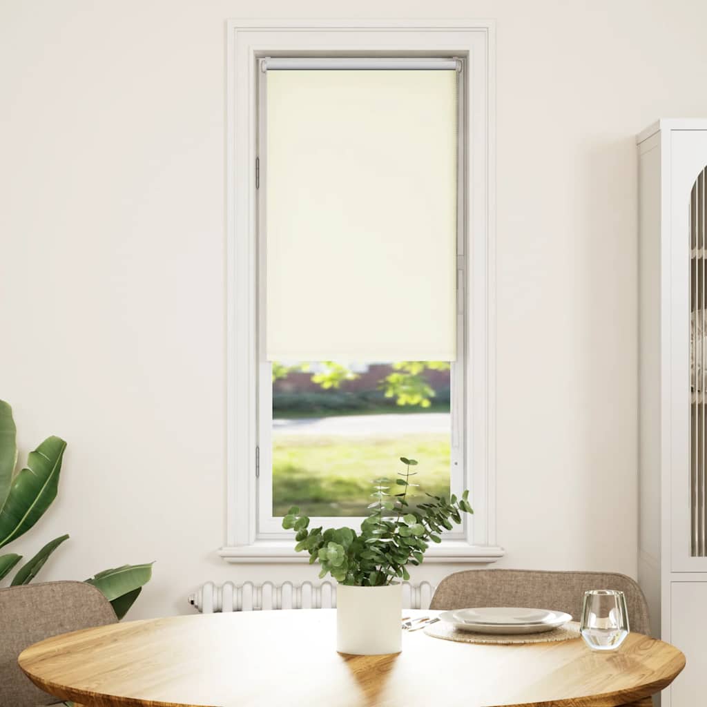 Vidaxl rolgordijn verduisterend 60x130 cm stofbreedte gebroken wit