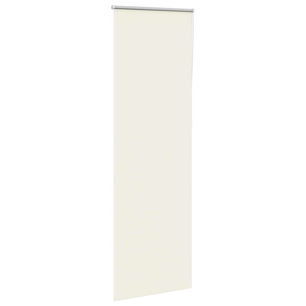 Vidaxl rolgordijn verduisterend gebroken wit 65x210 cm stofbreedte